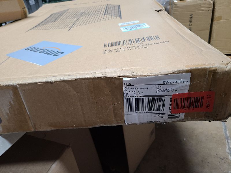 Photo 1 of 10 Panels No Dig Garden Fence Animal Barrier, 44in(H) × 23.6ft(L) Decorative Metal Outdoor Dog Fence, Rustproof Pet Fencing for Yard, Patio, Flower Bed -Temporary Fencing| Easy to Install