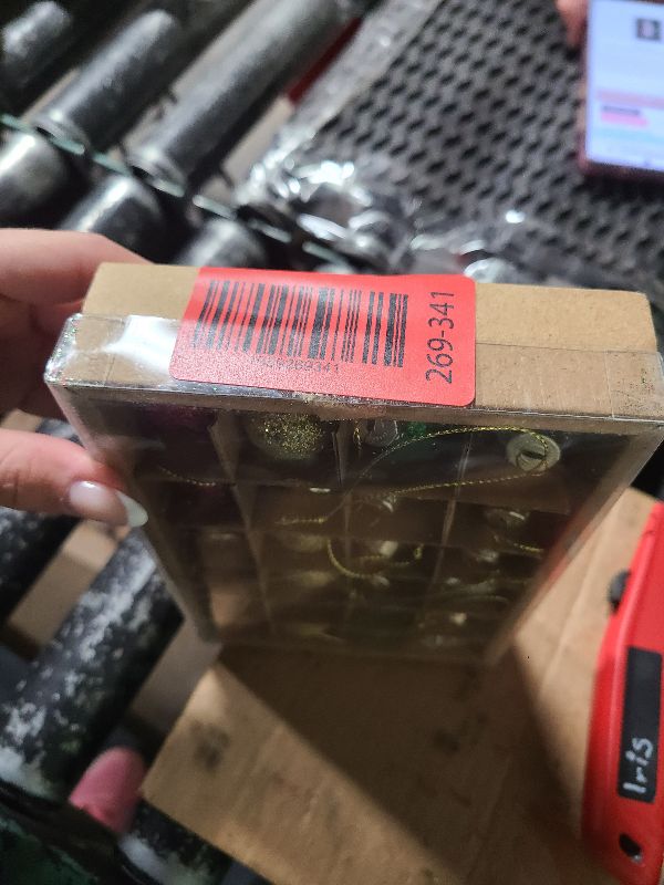 Photo 1 of 24 Pieces 1 Inch Miniature Christmas Ball Ornaments Red Green Silver and Gold Mini Glitter Hanging Glass Bauble Ball Decorative Multicolor Tiny Xmas Tree Ornaments for Small Trees (Classic Style)