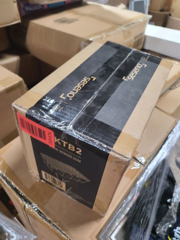 Photo 1 of 2 Pack Stackable Plastic Tea Bag Organizer, Clear Sugar Packets Storage Box with 8 Grids Compartments Divided