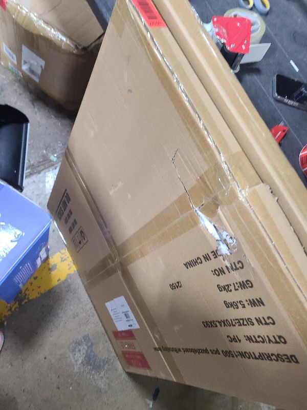 Photo 1 of 1500 Pieces Rotating Puzzle Board with 6 Storage Drawers & Protective Cover - Wooden Jigsaw Puzzle Table for 1500 Pieces - for Family Games, Home Entertainment & Puzzle Building