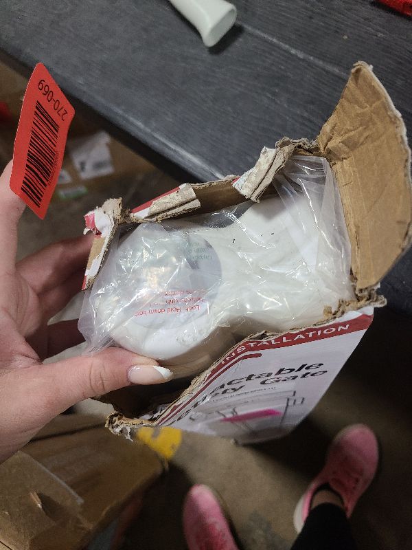 Photo 1 of 140 Inch Wide Retractable Baby Gate for Dogs Indoor Dog Gates for Doorways Easy Operation for Adults Extra Wide Pet Gate Indoor Anti-Climb Retractable Extra Long Baby Gates for Large Openings, White