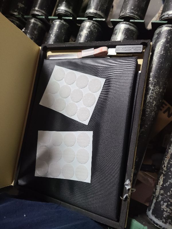 Photo 1 of 100% Blackout Window Cover Curtains for Bedroom 57x39Inch,No Drill,DIY Cut Portable Removable Black out Shades Blinds Cover for Baby Nursery,RV,Media Room,Hook&Loop Tape Straps Stickers,Magnetic Clips