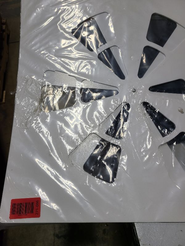 Photo 1 of (1 Pack)-24" x 24" Adjustable Office Vent Cover - Durable,For Flat Office Ceiling Vents Ceiling Air Deflector for Conditioner or Heat Air Deflector Magnetic Size approximately: 24.75X24.75IN