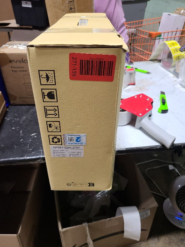 Photo 1 of 17.6" Portable Blu Ray DVD Player with 15.4" Screen, HDMI Input/Output, Sync Screen, 5 Hours Playing Time, 1080P MP4 MKV Video, Surround Audio, USB SD