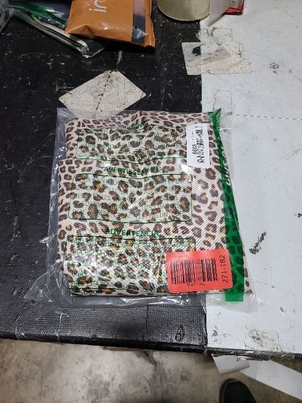 Photo 1 of Handy Laundry Nylon Bag - Locking Drawstring Closure, Machine Washable, These Large Bags Will Fit a Laundry Basket and Strong Enough to Carry up to Two Loads of Clothes. (Leopard | 30" x 40")