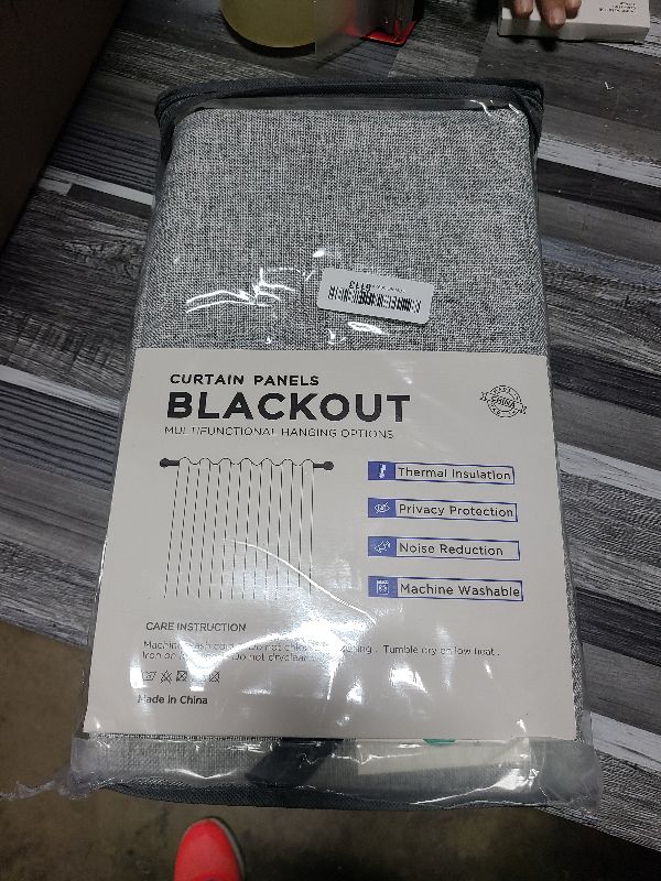 Photo 1 of 100% Blackout Shield Linen Blackout Curtains for Bedroom 120 Inches Long, Back Tab/Rod Pocket Living Room Drapes, Thermal Insulated Blackout Curtains 2 Panels Set, 50" W x 120" L, Beige