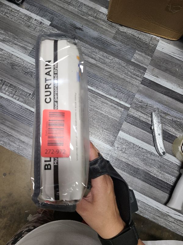 Photo 1 of 100% Blackout Shield Linen Blackout Curtains for Bedroom 84 Inches Long, Back Tab/Rod Pocket Living Room Drapes, Thermal Insulated Blackout Curtains 2 Panels Set, 50" W x 84" L, Cream