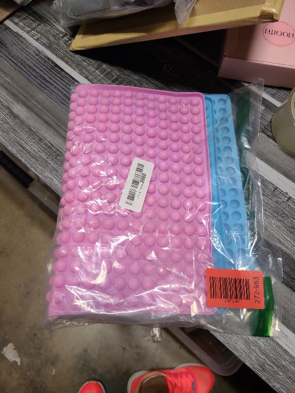 Photo 1 of 2 Pack 468-Cavity Mini Round Silicone Molds, Dog Treat Mold Small Semi Sphere Molds for Chocolate Drop, Candy, Yogurt Melt