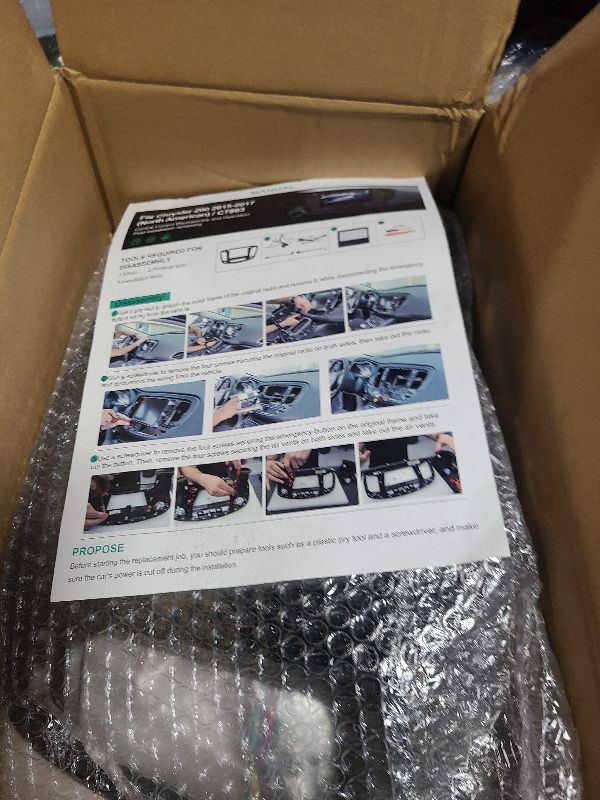 Photo 1 of 2G+64G Car Stereo for Chrysler 200 200C 200S 2015 2016 2017 with Wireless CarPlay Android Auto, Android 13 Head Unit, 9" Touch Screen Car Radio with GPS Navigation Bluetooth RDS FM WiFi Backup Camera