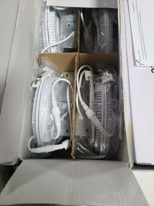 Photo 1 of 16 Pack Smart Recessed Lighting 6 Inch, Ultra-Thin LED Recessed Lighting 12W 1200LM Smart Downlight with Junction Box, Compatible with Alexa/Google Assistant, Hub Included - ETL and Energy Star