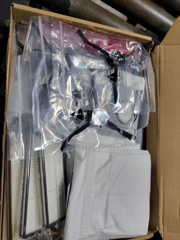 Photo 1 of 27PCS Accessories Kit for Roborock S8 MaxV Ultra Robot Vacuum, 2 Main Brushes, 6 Dust Bags, 4 Mop Cloths, 4 Edge Mop Cloths, 4 Filters, 6 Side Brushes, 1 Self-Main Brush, 1Cleaning Brush, 1Screwdriver