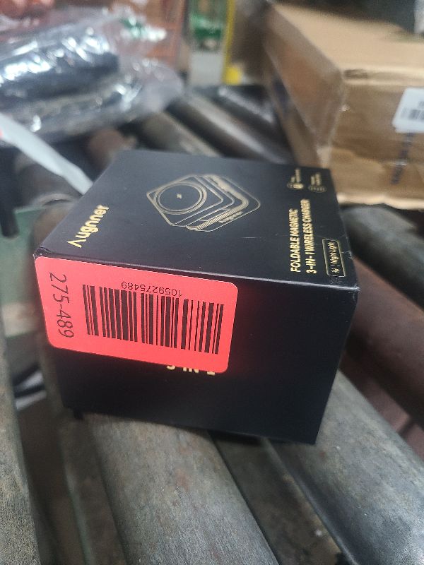 Photo 1 of ?2025 Upgraded?Wireless Charger 3 in 1, Foldable Wireless Charging Station with Night Light for Apple MagSafe Charger, Travel Magnetic Charger Stand, Nightstand Fast 15W Charging Station (20W Adapter)