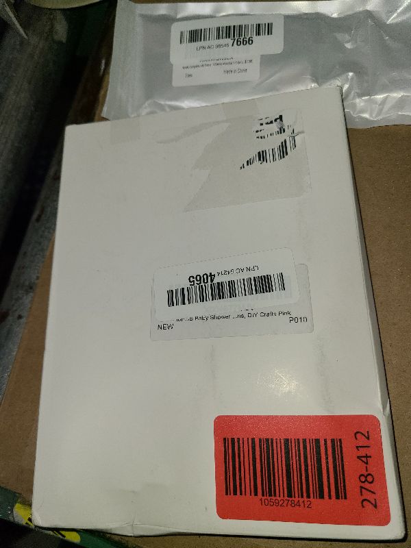 Photo 1 of 100PCS Baby Shower Clothespins Games Girl Plastic Clothes Pin with Waterproof Bag Mini Pink Pin Bulk 1.37 inch for Party Decorations, DIY Crafts