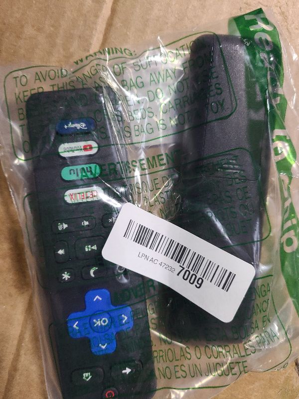 Photo 1 of (Pack of 2) Replacement for Roku-TV-Remote-Control, for TCL Roku/Onn Roku/Hisense Roku/Sharp Roku/Philips Roku Series Smart TVs (Not for Roku Stick, Box, Premiere and Players)