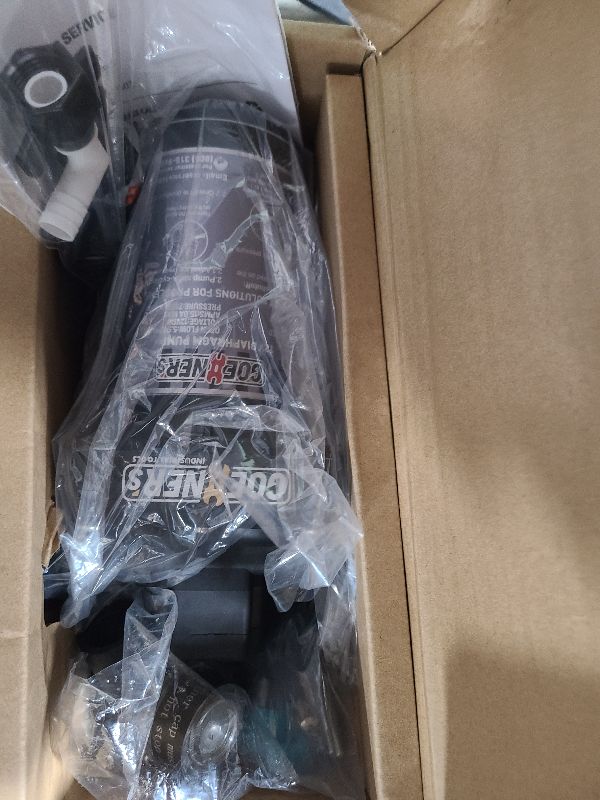 Photo 1 of [Upgraded Version] RV Fresh Water Pump, 12V DC Water Pump, 6GPM 70PSI Self-Priming Diaphragm Pump with Pressure Switch and Strainer for RV, Marine, Yacht, Caravan