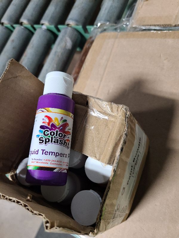 Photo 1 of 2 oz. Color Splash! Washable Glitter Paint Assortment (Pack of 9)