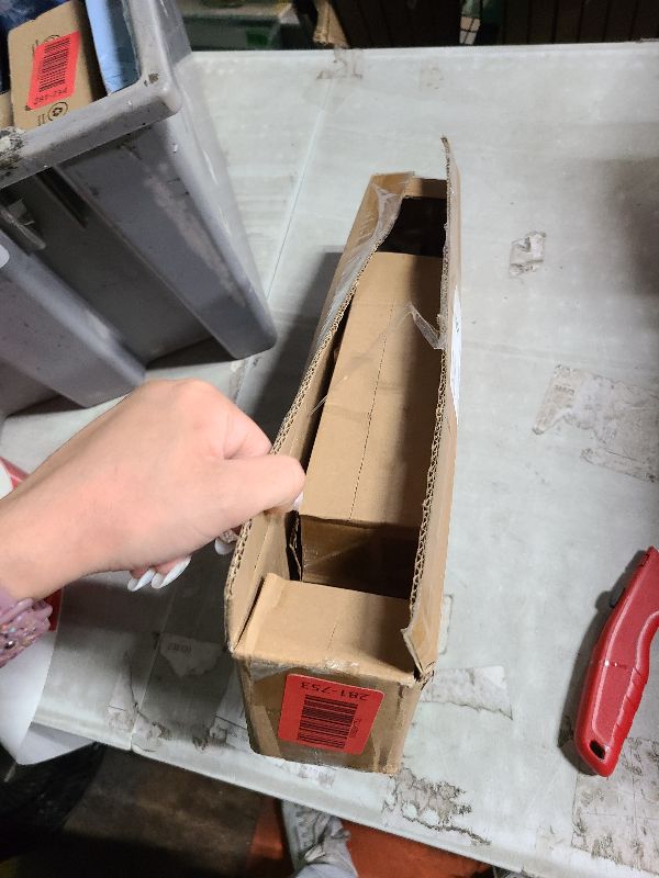 Photo 1 of 2 Pack Industrial Curtain Rods for Windows 28 to 48 Inches, Blackout Wrap Around Curtain Rod, for Indoor and Outdoor, 5/8 Inch Diameter, 33 to 45 Inches, Black