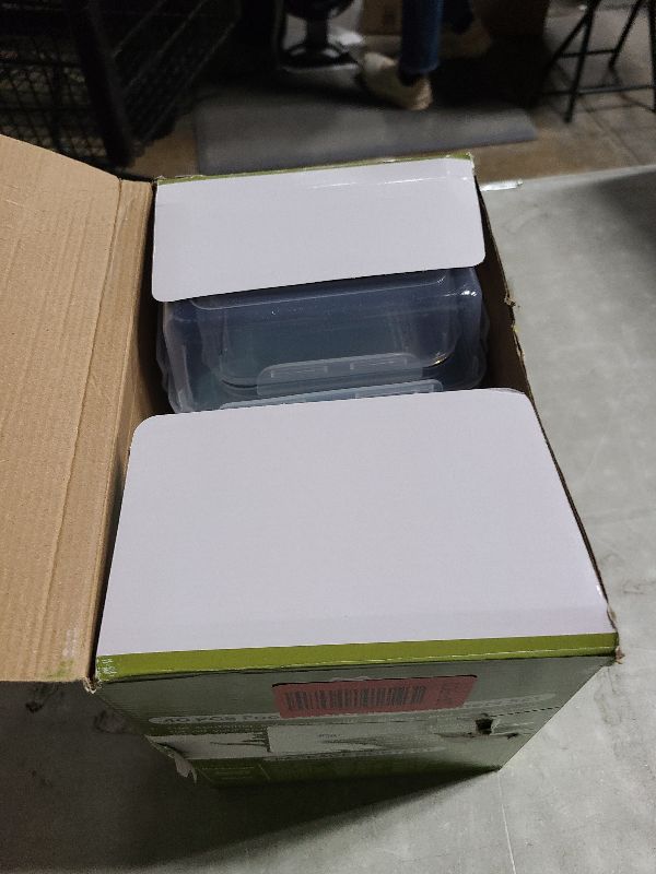 Photo 1 of 40 Piece Food Storage Containers with Lids(20 Containers & 20 Lids), BPA-Free Plastic Food Containers for Kitchen Storage and Organization, Leak Proof Meal Prep Container, Includes Labels & Pen