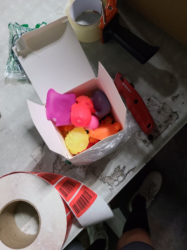 Photo 1 of 18 PCS Preschool Bath Toys Set for Toddlers Kids 1-3 2-4, Rubber Cute Sea Animals, Rubber Duck Toy for Infants 6-12 Months, Bathtub Toys for 1 Year Old,Baby Pool Floating Toy for Kids Party Decoration