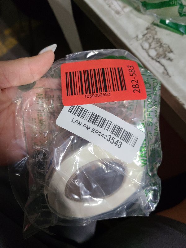 Photo 1 of 2" Holographic Thermal Sticker Labels, 500 Pcs Round Printable Thermal Waterproof Sticker Rainbow Glitter for Logo Design, Price/Name Tag, Barcode, DIY Custom, Ocean Dark Blue, 500 Labels/Roll