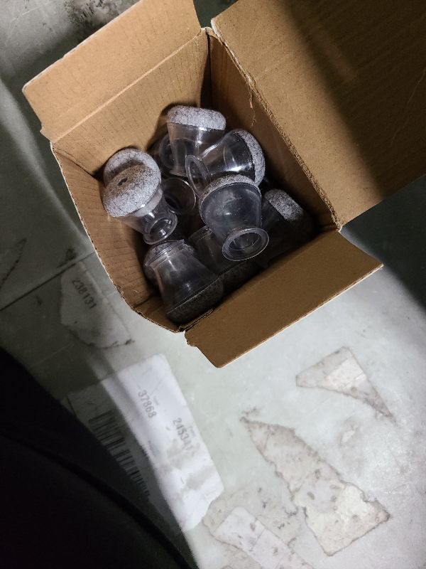 Photo 1 of 16 Pcs Chair Leg Protectors for Hardwood Floors, Silicone Felt Furniture Leg Cover Pad for Protecting Floors from Scratches and Noise, Smooth Moving?X-Small(Fit Round Diameter?1/2" to 5/16")