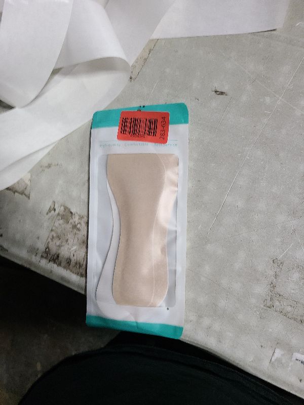 Photo 1 of (2 Pairs) Pigskin Non-Slip High Heel Cushion Inserts Arch Support, Shock & Sweat Absorption, Adhesive Shoe Insoles for Dress Shoes Flats Boots Sandals Relief Blister Callus Pain, Fits Women 5-8 Size