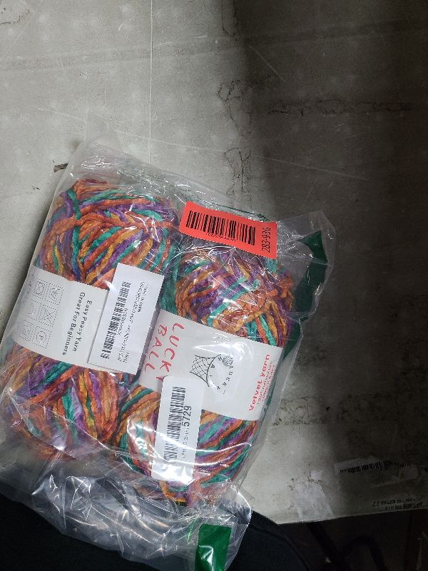 Photo 1 of 200g Soft Chenille Yarn Blanket Yarn,Yarn for Crafts,Yarn for Crocheting,Fancy Yarn for Crochet,Crochet Yarn for Sweater/Hat/Blankets/DIY Craft(PurpleOrange)