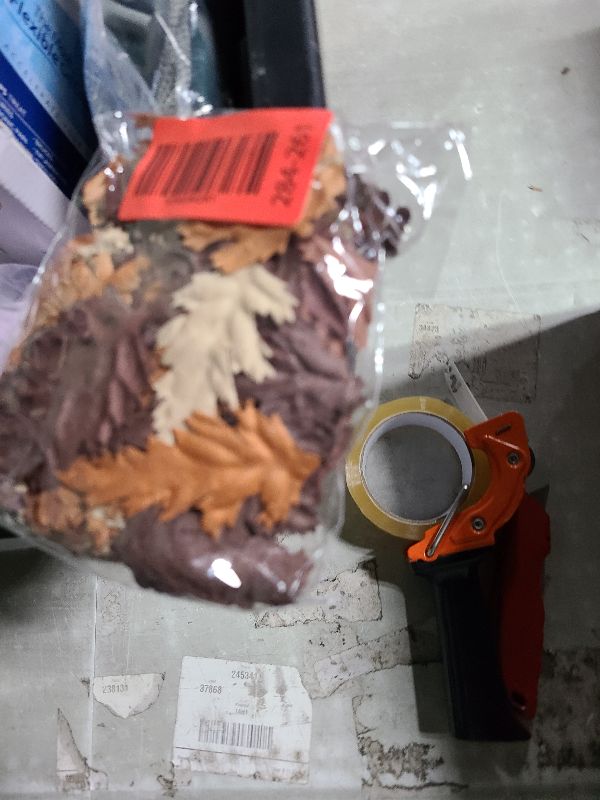 Photo 1 of 100 pcs Mulberry Paper Leaves DIY Craft Scrapbooking Wedding DIY Craft Supplies Card Mixed Leaves (Mixed Brown Tone)