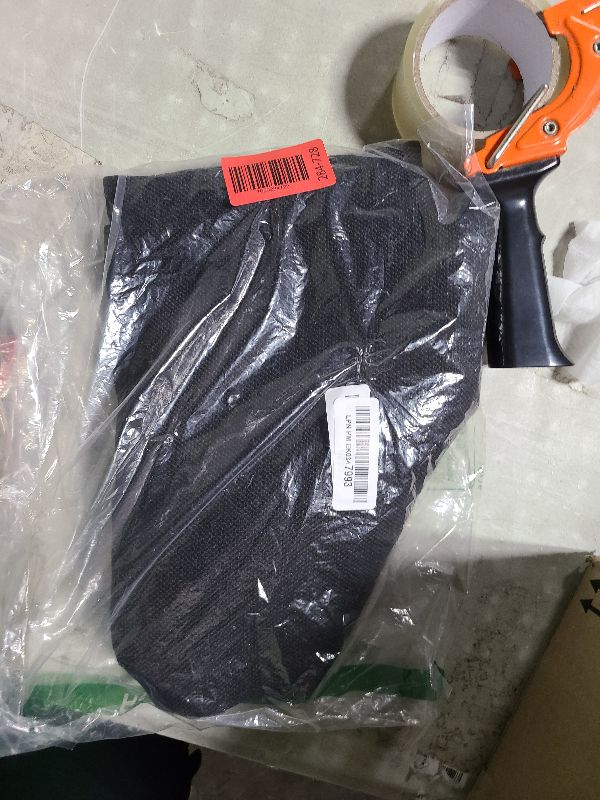 Photo 1 of 2 Piece Fabric in 1,Dinning Table Runner 12 x 108 Inches Farmhouse Kitchen Coffee Burlap Table Runner for Holiday Party, Black