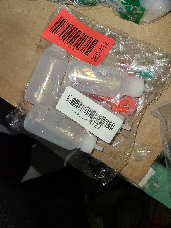 Photo 1 of 30ml Glue Bottles with Blunt Needle - Precision Tip Squeeze Applicator Dispenser Bottle for Dispensing or Refilling Oil, Liquids, Paint, Quilling Craft