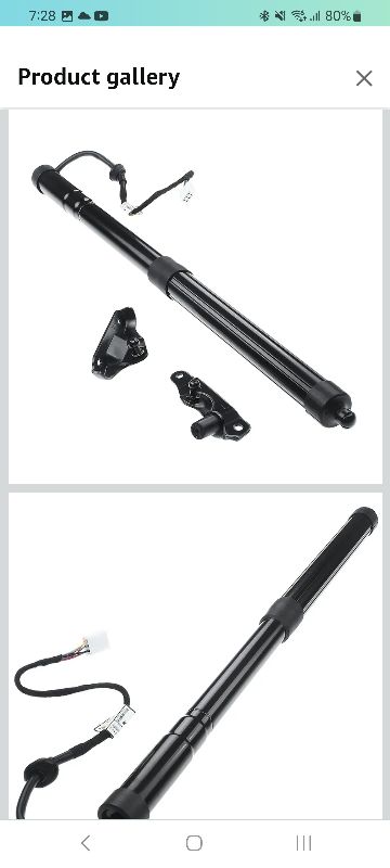 Photo 1 of 1pc Rear Left Driver Side Steel Lift Support with Power Liftgate Tailgate Strut Hatch for Toyota for Highlander 2014-2019