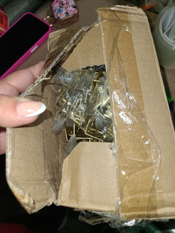 Photo 1 of 1/2" Overlay Brass Gold Cabinet Hinges, (25 Pairs - 50 Pack) Semi Wrap Partial Wrap Self Closing Kitchen Cabinet Hinges,Hidden Cabinet Hinge for Cabinet Doors