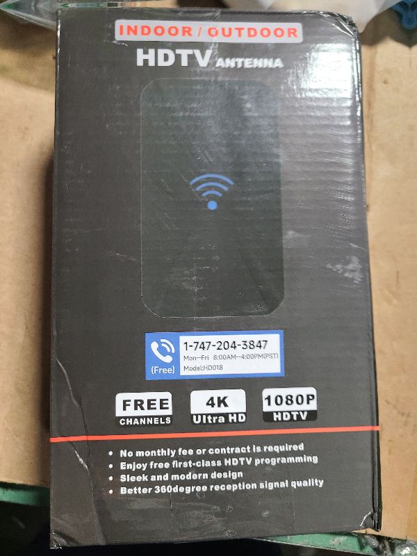 Photo 1 of 2025 Upgraded TV Antenna Indoor, 2800+ Miles Range Digital Antenna for Smart TV Indoor, HDTV Antenna for Local Channels with Amplifier, Outdoor Antenna Support 8K 4K 1080p All TVs -38FT Coax Cable