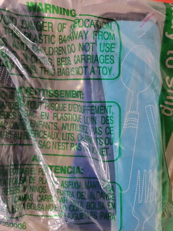 Photo 1 of 3 Pack Camping Silverware Set, CKANDAY 12 Pcs Knife Fork Spoon Chopsticks Stainless Steel with Carrying Case Rustproof Tableware Flatware for Traveling Picnic Working Hiking-Black/Blue/Light Blue