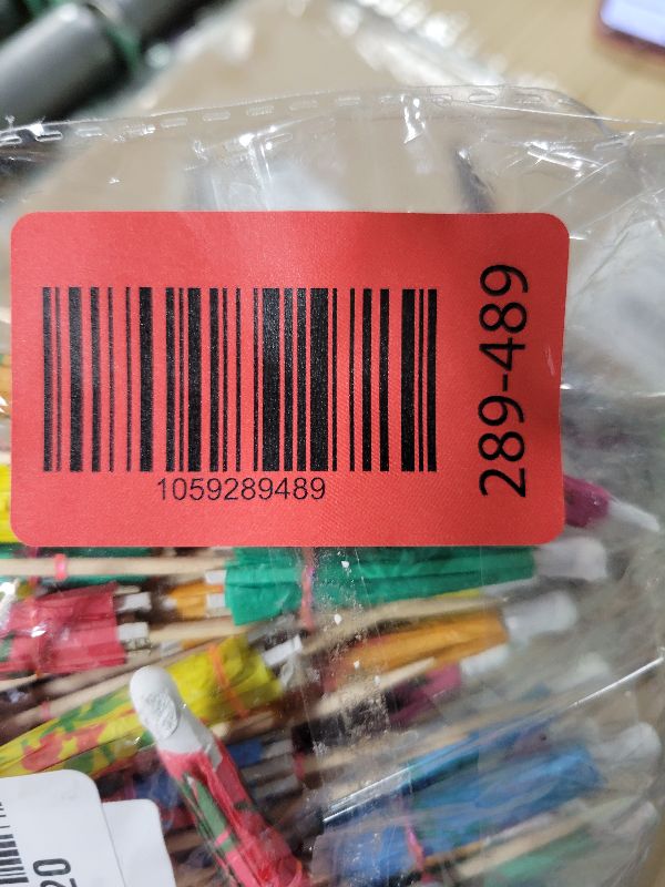 Photo 1 of [200 Pcs] Cocktail Drink Umbrella Picks Toothpicks - Colorful Paper Toothpicks Cocktail Umbrellas for Luau Parasols Hawaiian Tiki Party Decorations