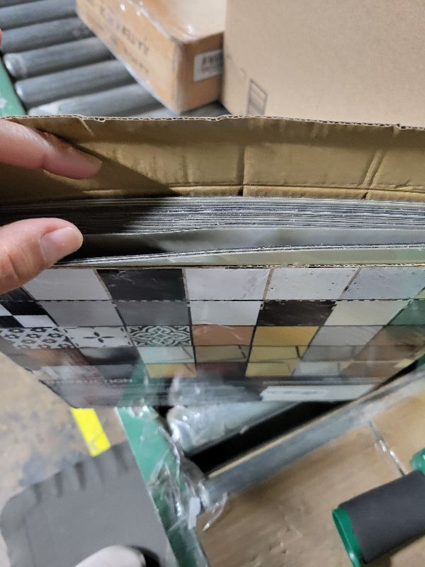 Photo 1 of 20-Pack Peel and Stick Floor Tiles Vinyl Floor 12 x 12 inch Self Adhesive Waterproof Flooring Planks DIY for Bathroom, Kitchen, Living Room, RV, Cover 20 Sq. Ft, Polish Beige Marble