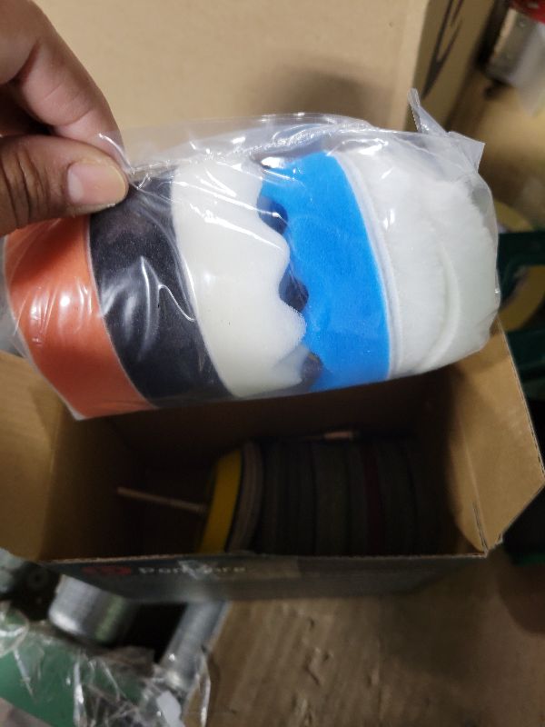 Photo 1 of 133 PCS Sanding Disc Drill Polishing Kit Sanding Attachment, 3 Inch Wet Dry Headlight Restoration Kit, Hook and Loop Sandpaper Buffing Pads with Rotary Tools for Car Wood Metal Glass Resin Expoxy