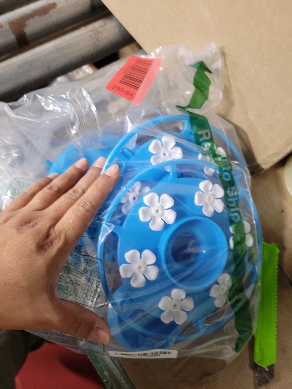 Photo 1 of 2 Pack Plastic Hummingbird Feeders, 22oz Wide Mouth Easy Clean, Ant Moat, Bee Proof and Leak-Proof, 6 Ports Easy Fill, Perfect for Outdoors, Trees, Decks