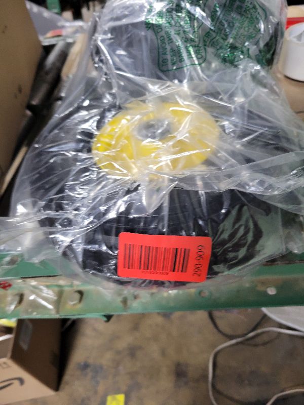 Photo 1 of (2-Pack) 10-Inch Solid Tire Wheels - Replacement 4.10/3.50-4" Flat Free Tires and Wheels with 5/8" Axle Bore Hole Bearings, 2.17" Offset Hub -Perfect for Hand Truck, Wheelbarrow, Gorilla Carts