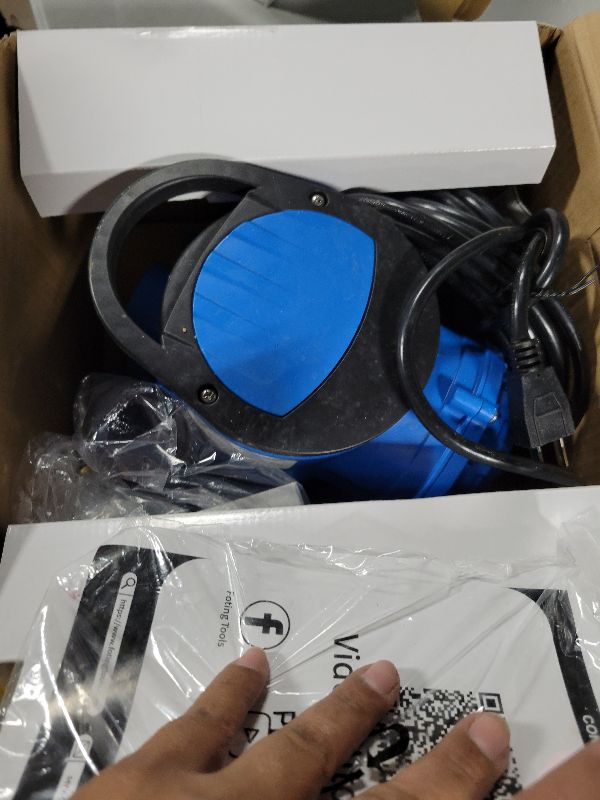 Photo 1 of 2025Upgraded 1/3 HP Automatic Swimming Pool Cover Pump 2250 GPH Submersible Water Pump, Water Removal with 3/4” Check Valve Adapter & 25ft Power Cord, Drainage for Ponds, Rooftops, Water Beds