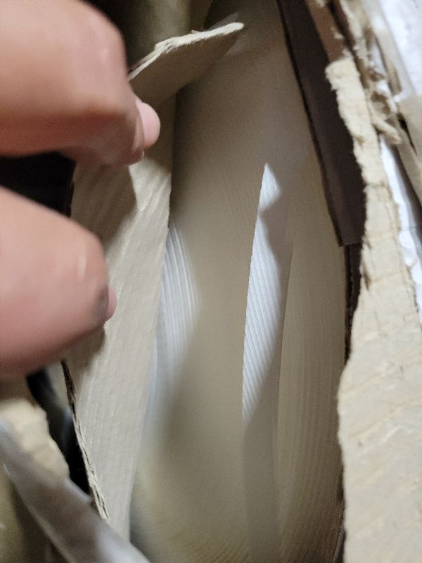 Photo 1 of 1/2" Strapping 9900 Ft Machine Grade 8x8 Core Polypropylene Heavy Duty Grade Strapping, 1 Roll, White