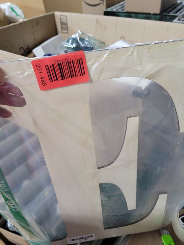 Photo 1 of 17 Inch Large Wooden Letters, Paintable Large Wood Letter for Crafts, Unfinished Blank Wood Alphabet Letter for Birthday, Parties, Wedding, Christmas Home Decoration(Letter E)