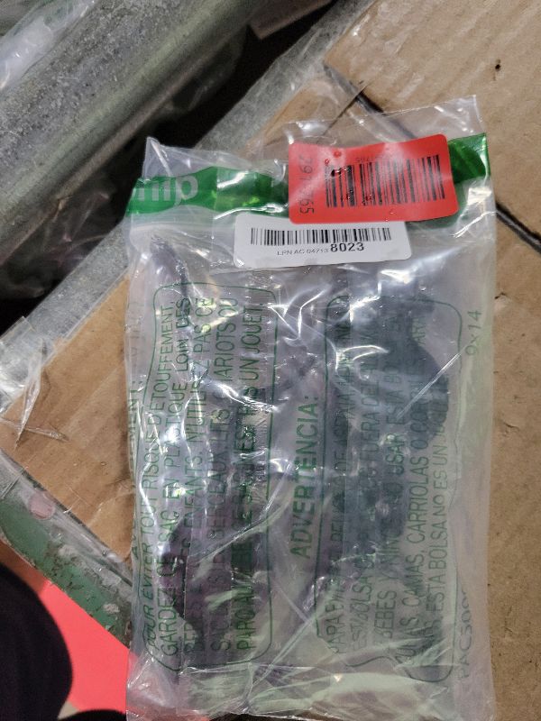 Photo 1 of [Pack of 2] 1-3/8" x 1-5/8" Gate Fork Latch, Black Coated Fence Latch Lock, Chain Link Fence Gate Latch with Padlock Hole, Bolts & Nuts Included