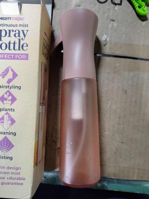 Photo 1 of 10 OZ Continuous Spray Bottles - Ultra Fine Mist Sprayer | Water Spray Bottle For Hair Stuff, Mister Spray Bottle For Plants Mister | Hair Spray Bottles For Hairstyling, Cleaning, Salons
