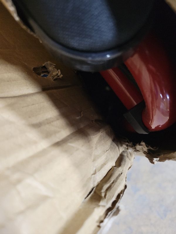 Photo 1 of 19" Ultra Lightweight Transport Bariatric Wheelchair Color: Red