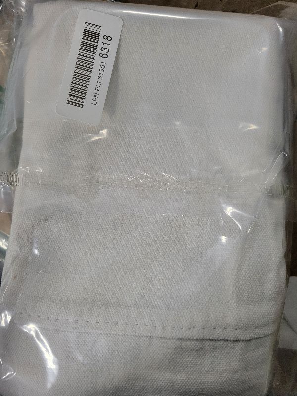 Photo 1 of 2 Pack - Extra Large Cotton Laundry Bag, Heavy Duty Large Laundry Bags 24 x 36 inch XL Drawstring Travel Organizer Bag Fit Hamper Basket Camp (WHITE, Pack of 2)