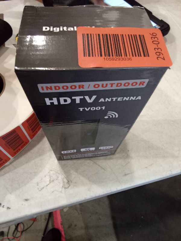 Photo 1 of 2025 Antenna for Smart TV for Local Channels,TV Antenna Indoor for Long Range Reception, Digital Antenna for Easy Installation and All Smart/Old TVs, Supports 4K 1080P HD VHF UHF