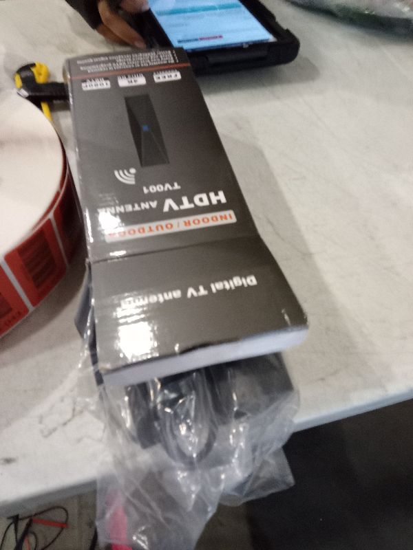 Photo 1 of 2025 Antenna for Smart TV for Local Channels,TV Antenna Indoor for Long Range Reception, Digital Antenna for Easy Installation and All Smart/Old TVs, Supports 4K 1080P HD VHF UHF