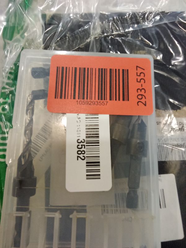 Photo 1 of 5-pc Countersink Drill Bit Set, 3in1 Woodworking Counterbore Hole Drill Bits for #6 8 10 12 16 Screws, Depth Adjustable M2 Pilot Drill Bits, 82-Degree Chamfer, 1/4” Hex Shank, 2 Allen Wrench