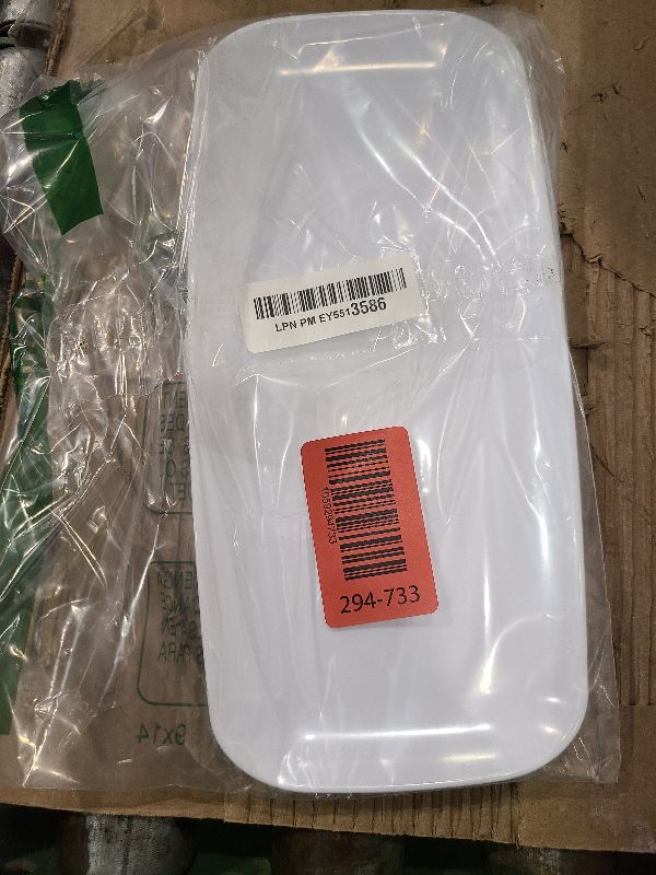 Photo 1 of 4 Pack Plastic Serving Trays for Party - White Serving Tray 10 by 5.5 in - Heavy Duty Dessert Trays for Food - Rectangular Party Serving Trays - Premium Party Trays - White Platters